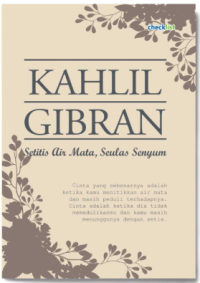 Image of Kahlil Gibran Setitis Air Mata, Seulas Senyum